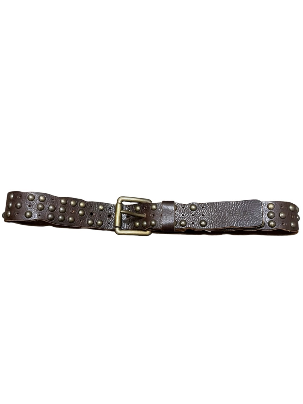 Y2K Vintage Diesel Leather Studded Belt